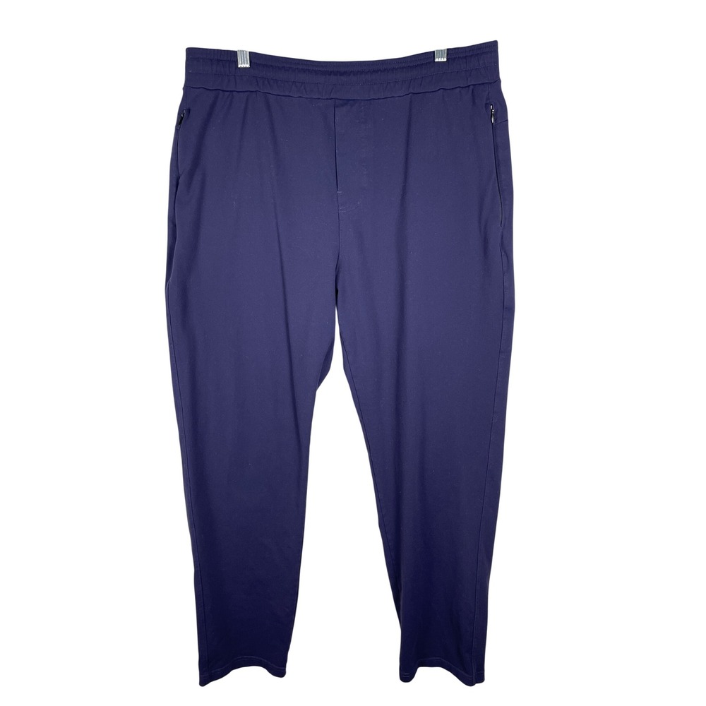 Public Rec All Day Every Day Pants Mens 38/30 Navy Blue Good Tapered Stretch